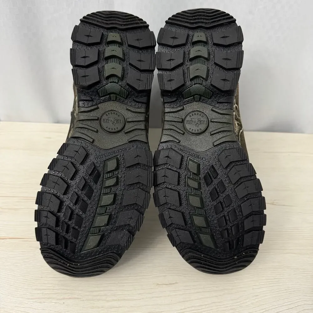 Rocky Boots Mens 9 M Realtree Camo Excape Hunting 400g Insulated Waterproof